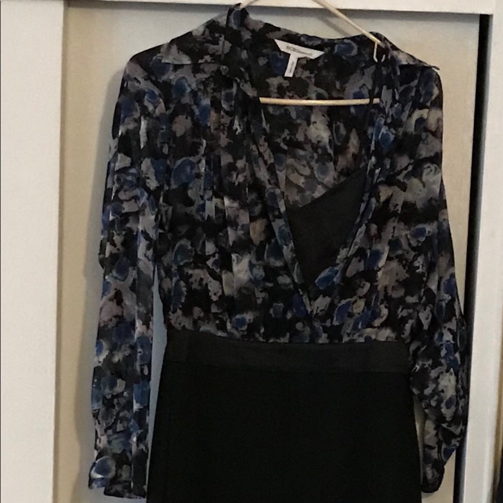 Bcbgeneration multi color blue dress